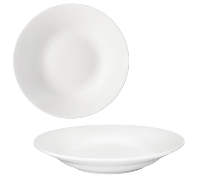 30003-008 Тарілка суп 8' Біла - фото