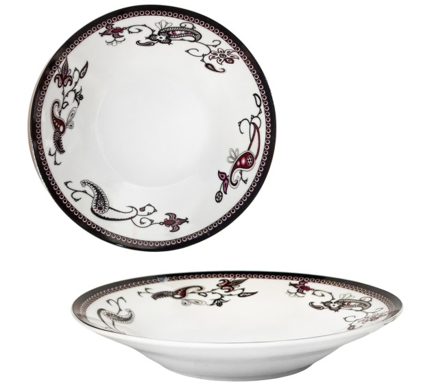 30003-1465 Тарілка суп 8' Орнамент - фото