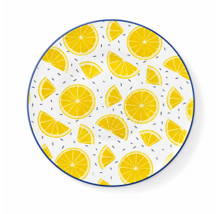 717717-44 ТАРІЛКА ОСНОВНА 8’  LEMON - фото