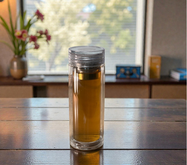 8013-2 Термос скляний з подвійною стінкою 320мл - фото 1