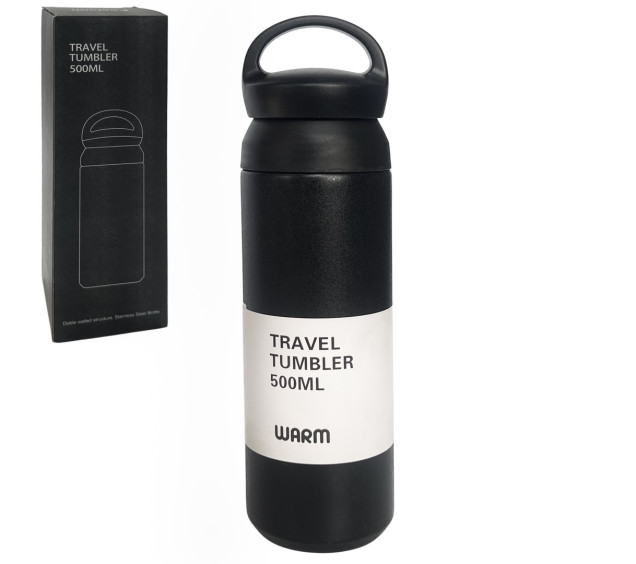 80617-5 Термос 500мл Чорний - фото 1