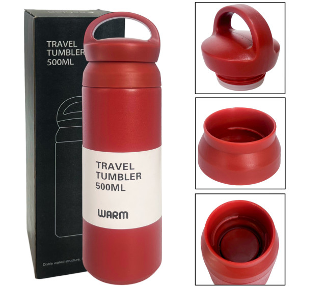 80617-2 Термос 500мл Червоний - фото