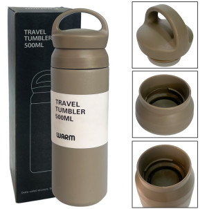 80617-3 Термос 500мл Сірий  - фото