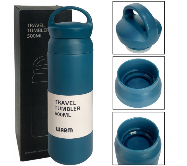 80617-4 Термос 500мл Синій - фото