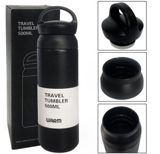 80617-5 Термос 500мл Чорний - фото