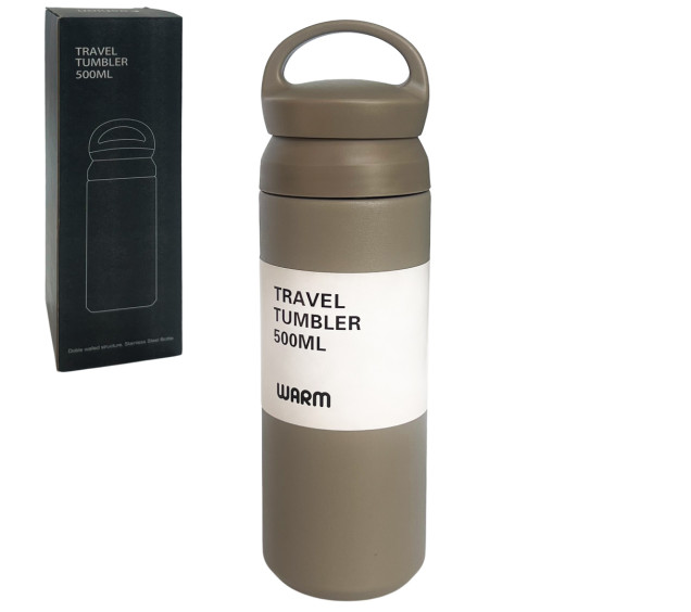 80617-3 Термос 500мл Сірий  - фото 1