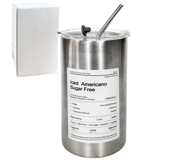 80620-3 Термостакан 600 мл Сірий - фото 1