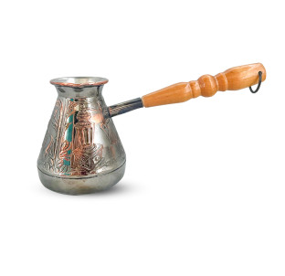 50092 Турка мідна Кавомолка 200мл чорний нікель - фото