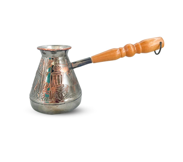 50092 Турка мідна Кавомолка 200мл чорний нікель - фото