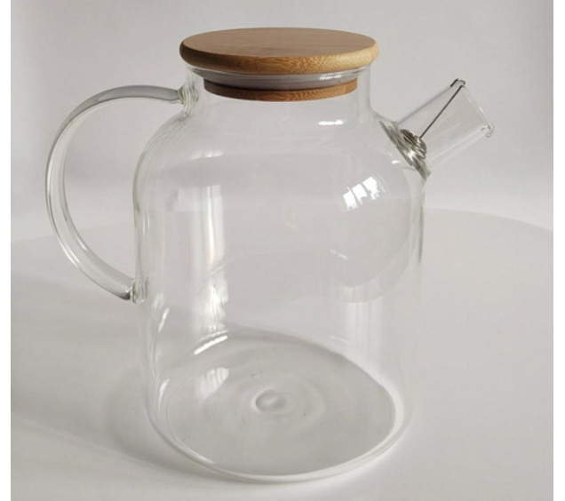 32236 Чайник заварювальний з бамбуковою кришкою 1,6л Літрон - фото 1