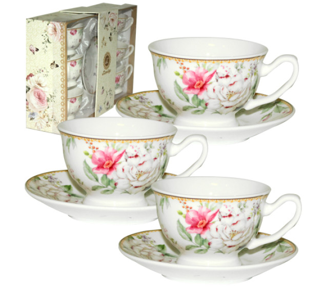 020-12-07 Набір кавовий 12 пр. Патісьер (чашка 80мл, блюдце 10,5см) - фото