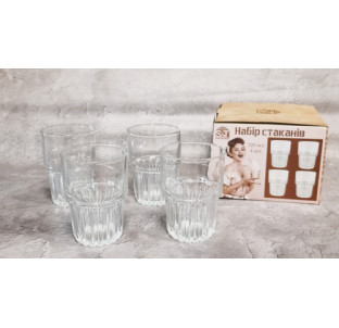 021-05-02 Набір стаканів 4шт SCANDI 320мл - фото