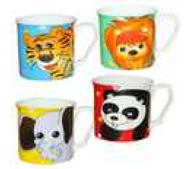 040-01-03 Чашка 300мл Звірята дитяча - фото