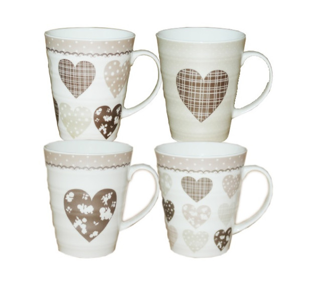 040-01-13 Чашка 350мл чорно-біла любов - фото