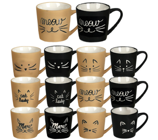 040-01-88 Чашка 160мл. Мяу-мяу - фото