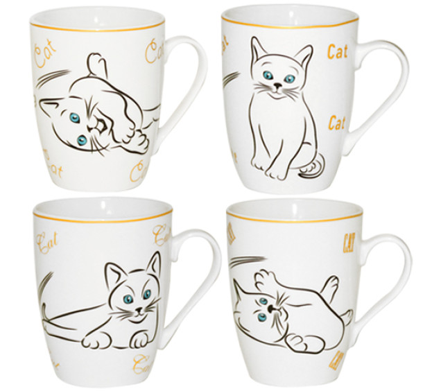 040-01-95 Чашка Кошенята 360мл - фото