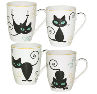 040-01-96 Чашка Кішка 360мл - фото