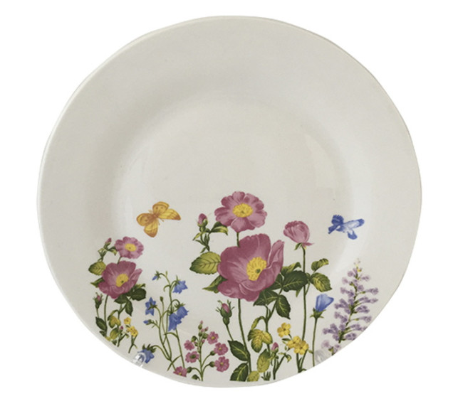 050-12-02 Тарілка 8' Хризантеми - фото