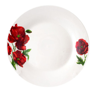 050-30-02 Тарілка 8' Мак Червоні вітрила - фото