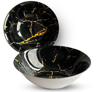 050-42-05 Салатник 8" Мармур - фото