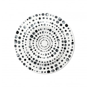 050-43-01 Тарілка 7,5" Крапки - фото