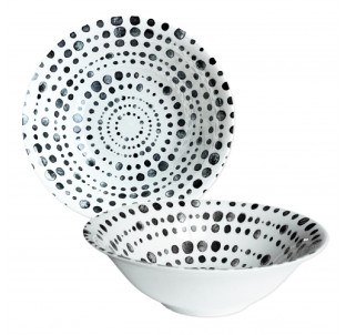 050-43-05 Салатник 8" Крапки - фото