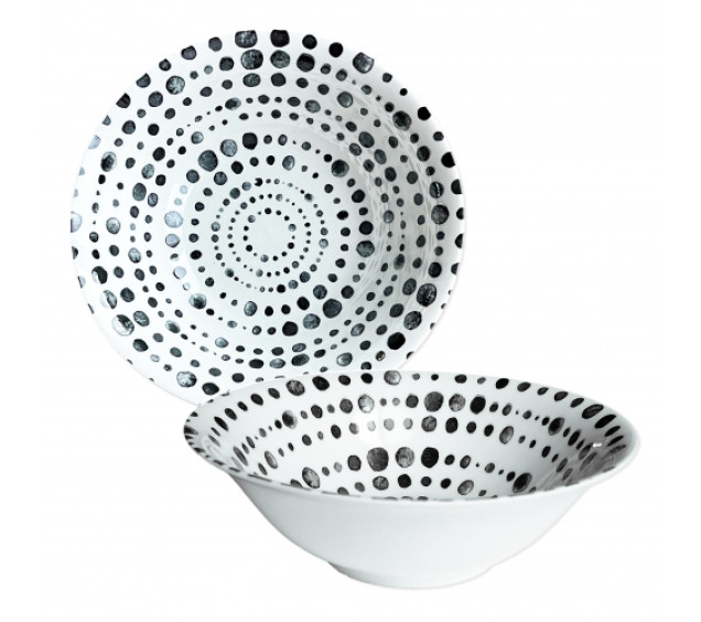 050-43-05 Салатник 8" Крапки - фото