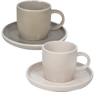 13649 Чашка з блюдцем (чашка-240мл, блюдце-15см) - фото
