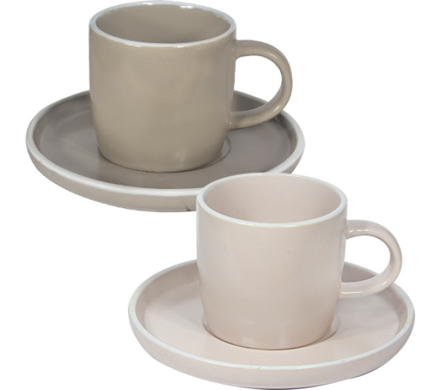 13649 Чашка з блюдцем (чашка-240мл, блюдце-15см) - фото