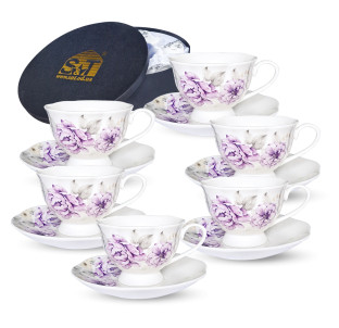 1993-00 Сервіз кавовий "Sawyer Rose" 12пр. (80 мл, 12 см) - фото