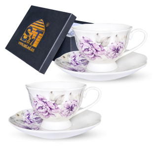 1993-02 Сервіз чайний "Sawyer Rose" 4ел.  (180 мл, 14.5 см) - фото