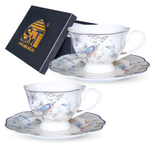 1994-02 Сервіз чайний "Dayton Blue" 4ел.  (180 мл, 16 см) - фото