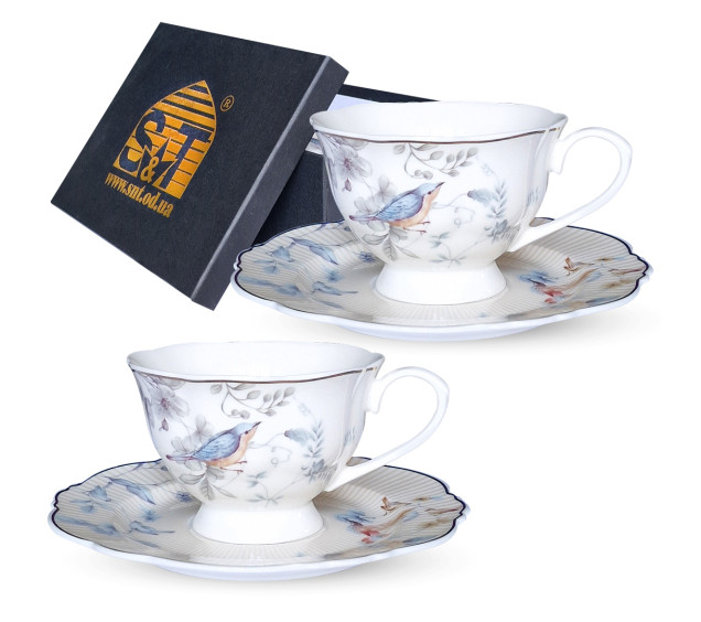 1994-02 Сервіз чайний "Dayton Blue" 4ел.  (180 мл, 16 см) - фото