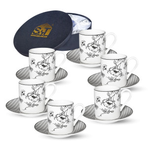 1995-00 Сервіз кавовий "Felix" 12пр.  (100 мл, 11 см) - фото