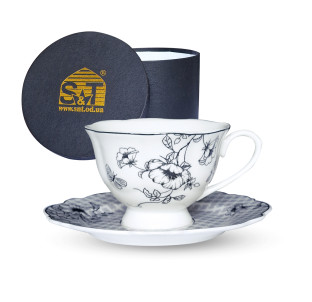 1995 Набір чашка з блюдцем "Felix"  (180 мл, 15.5 см) - фото