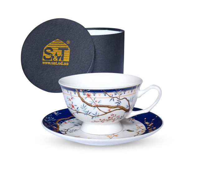 1996 Набір чашка з блюдцем "Shepard" (200 мл, 15 см) - фото