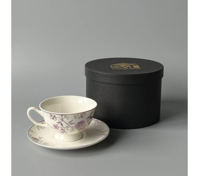 200-00-00 Набір " Мірам " чашка з блюдцем 220 мл - фото