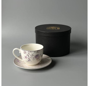200-01-00 Набір " Кастор " чашка з блюдцем - фото