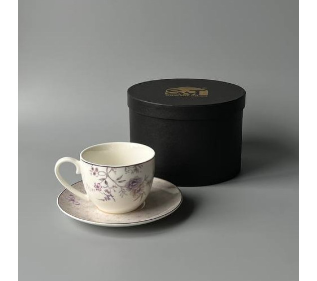 200-01-00 Набір " Кастор " чашка з блюдцем - фото