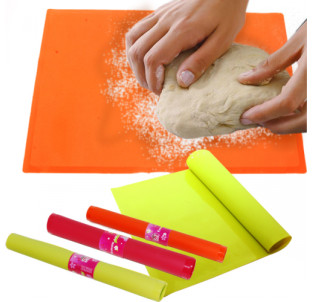 20075 Коврик для тіста 42*29,5см Пастель - фото