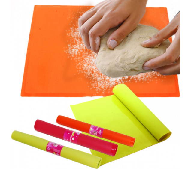 20075 Коврик для тіста 42*29,5см Пастель - фото