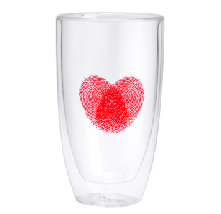 201-18 Стакан з подвійною стінкою 320мл Аморе - фото