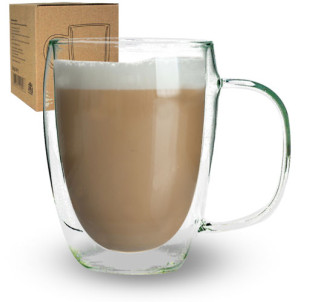 201-3 Чашка з подвійною стінкою конус 320мл Kronos - фото