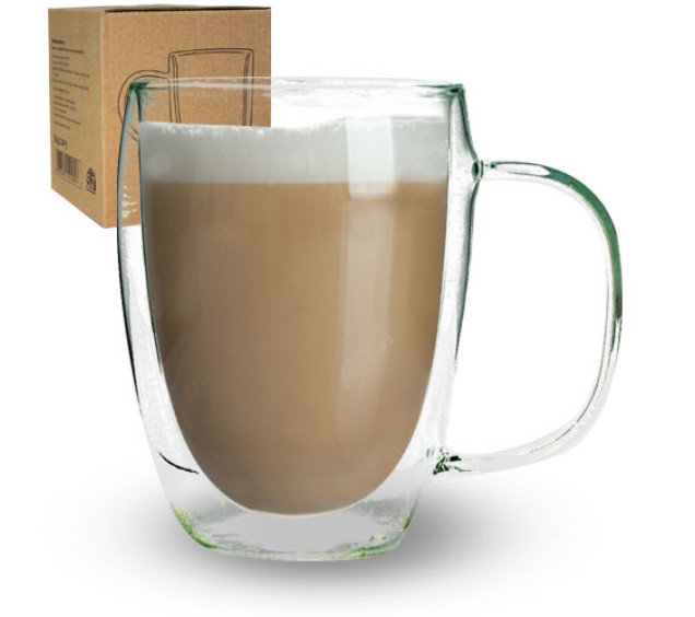 201-3 Чашка з подвійною стінкою конус 320мл Kronos - фото