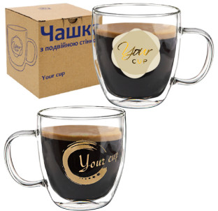 202-25 Чашка з подвійною стінкою Your cup 600мл - фото