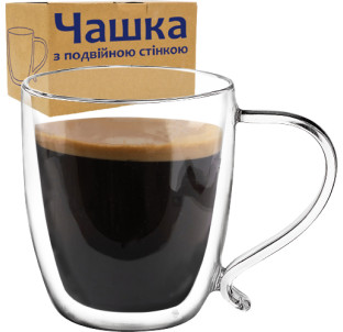202-26 Чашка з подвійною стінкою 540мл - фото