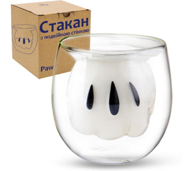 202-42 Склянка з подвійною стінкою Paw 150мл - фото