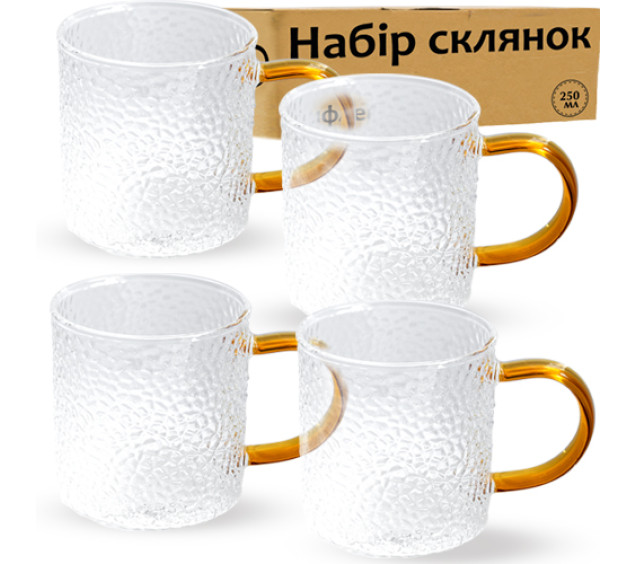 203-3 Набір склянок 4шт. Айс 250мл - фото