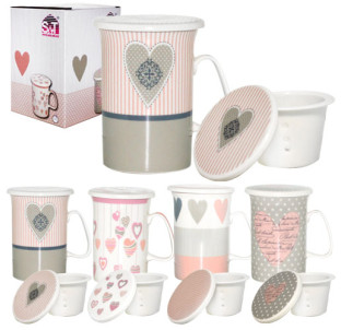 2052-4 Чашка заварювальна "Серденько" 320мл - фото