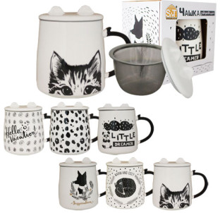 20610 Чашка заварювальна 380мл Скетч (в тех.таре) - фото